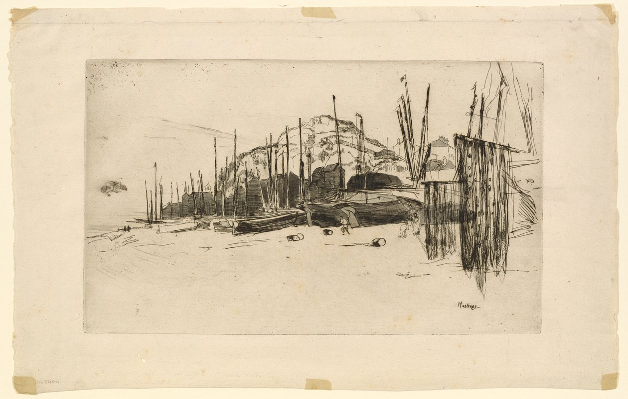 Barcos de pesca, Hastings de James Abbott McNeill Whistler