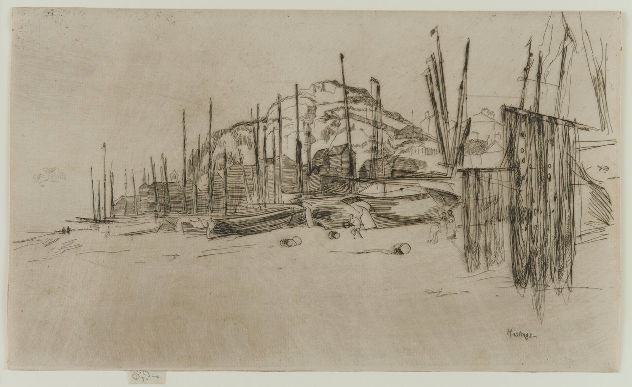 Barcos de pesca, Hastings de James Abbott McNeill Whistler