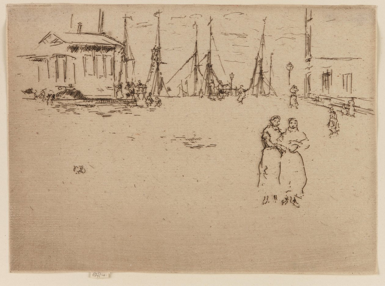 Cais de Pesca, Ostende de James Abbott McNeill Whistler