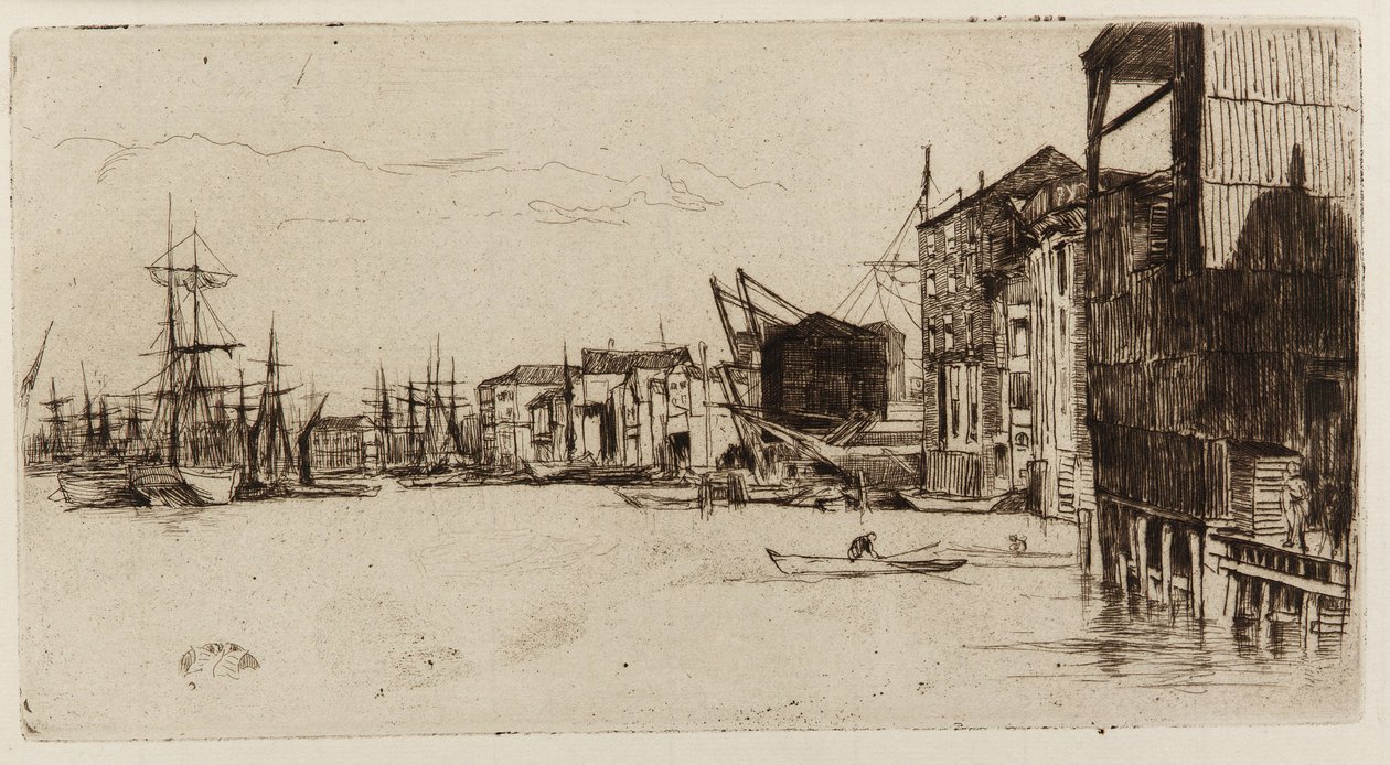 Cais de Livre Comércio de James Abbott McNeill Whistler