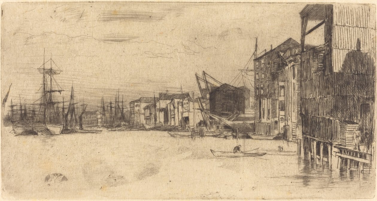 Cais de Livre Comércio de James Abbott McNeill Whistler
