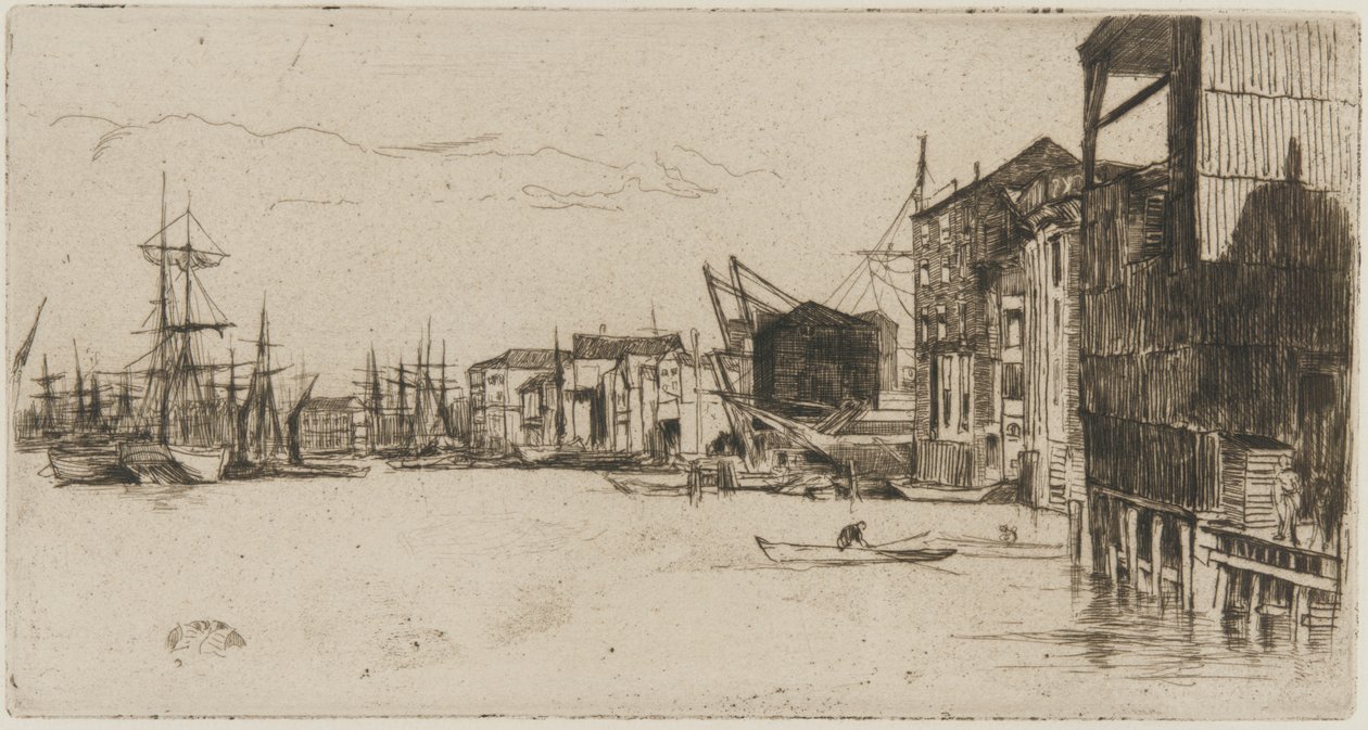 Cais de Livre Comércio de James Abbott McNeill Whistler