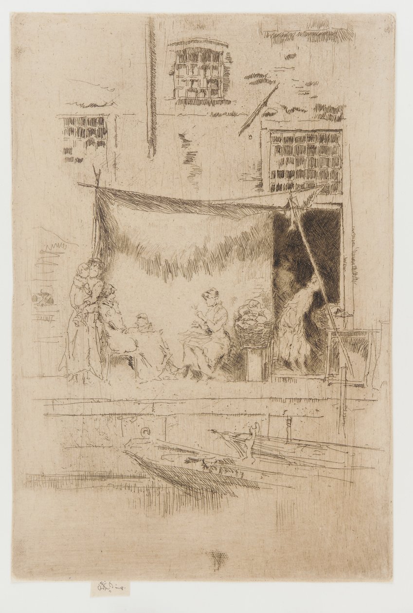 Barraca de frutas de James Abbott McNeill Whistler