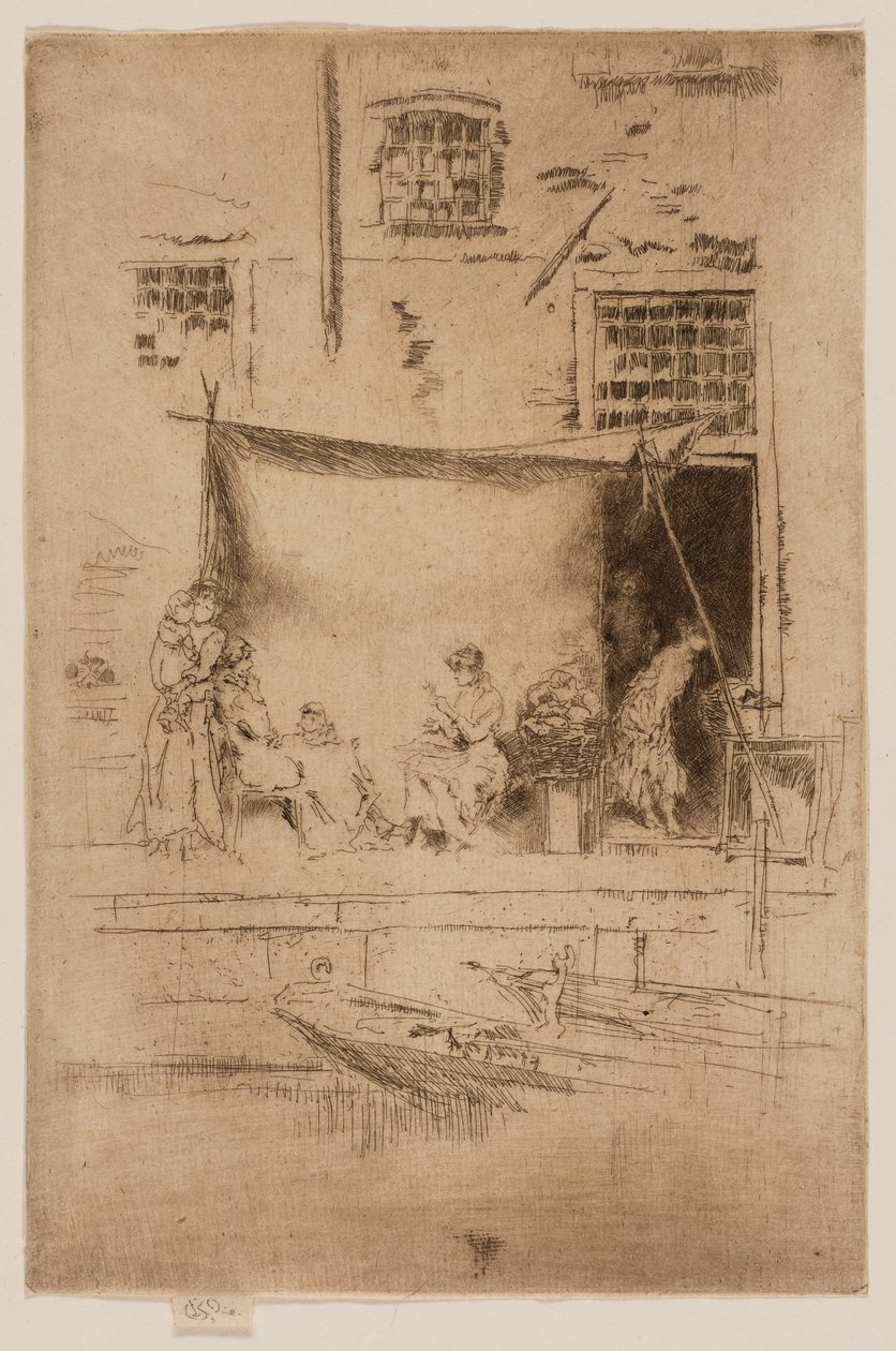 Barraca de frutas de James Abbott McNeill Whistler