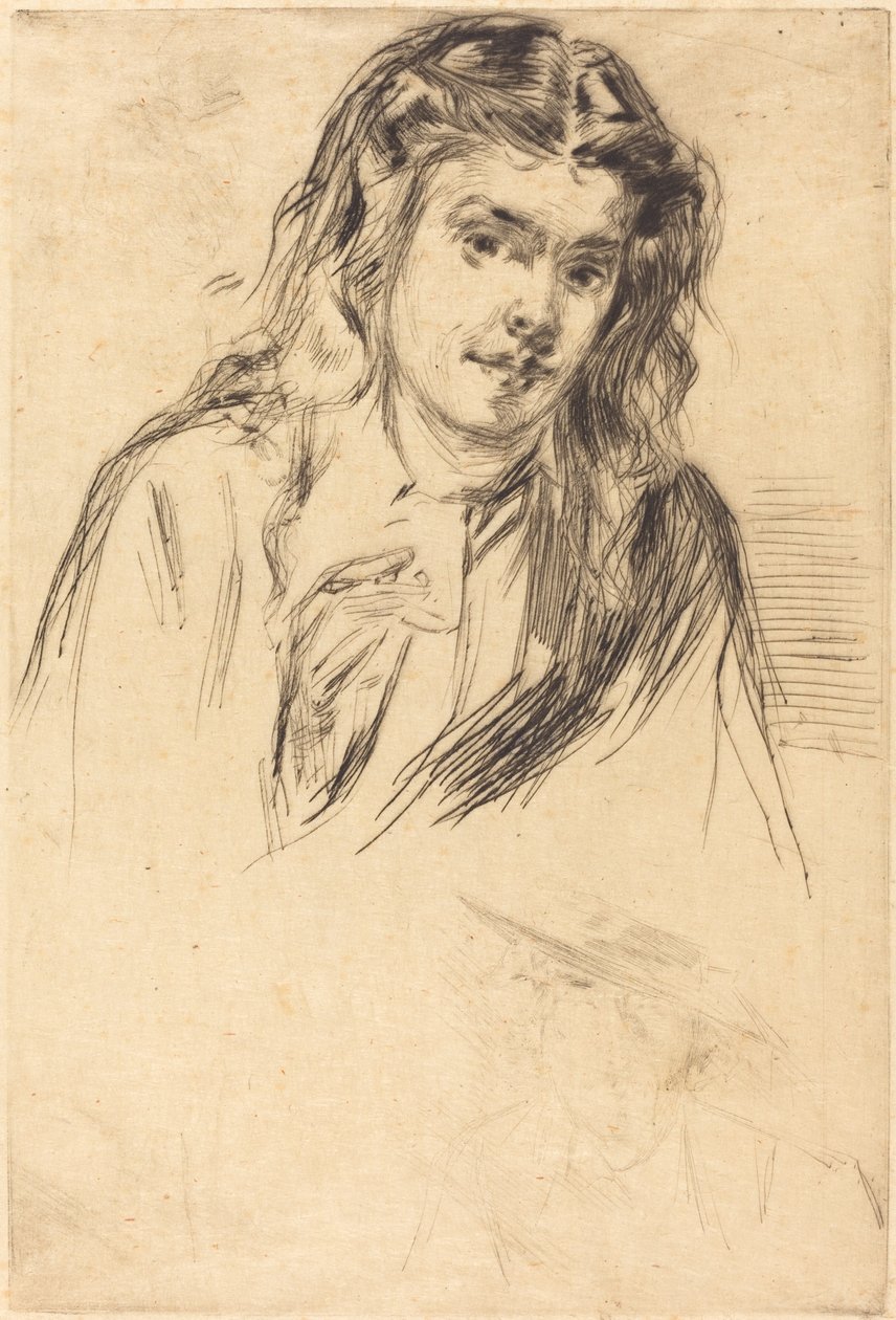Cabeça Curvada de Fumette de James Abbott McNeill Whistler