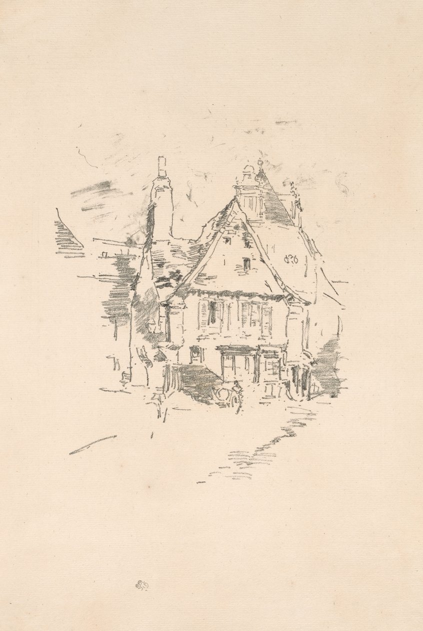 Telhados de duas águas de James Abbott McNeill Whistler