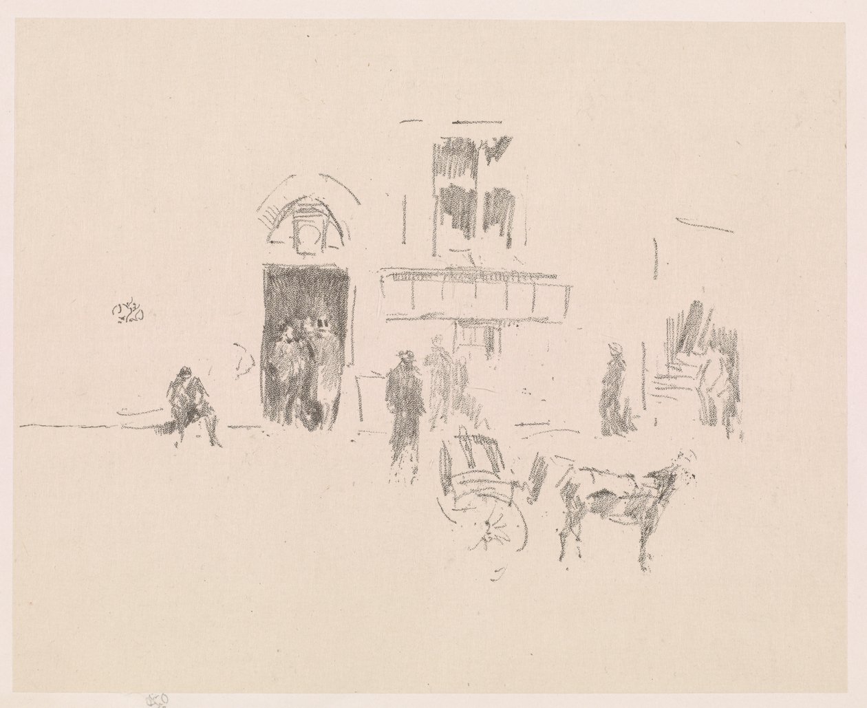 Porta do Palco da alegria de James Abbott McNeill Whistler
