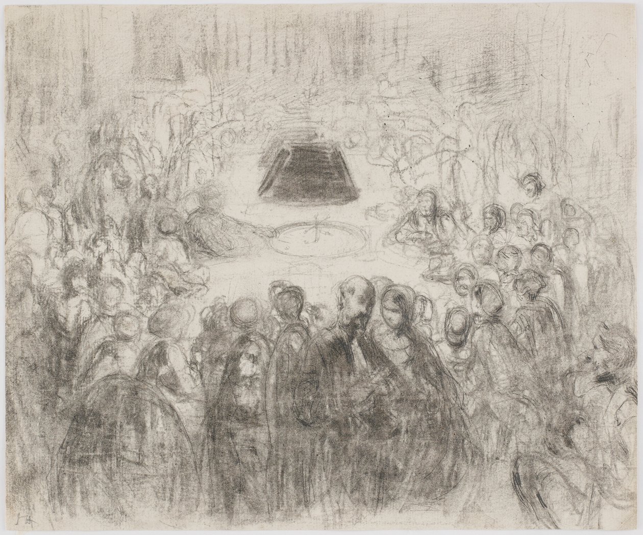 Salão de jogos de azar em Baden-Baden de James Abbott McNeill Whistler