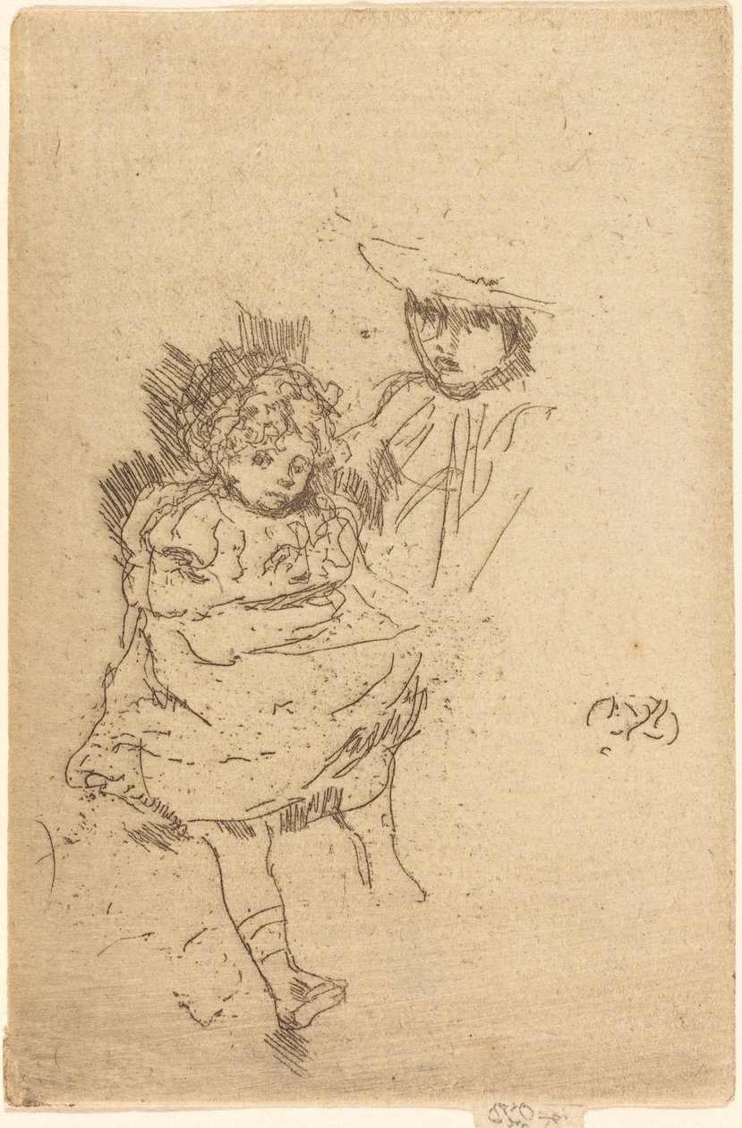bebê cigano de James Abbott McNeill Whistler