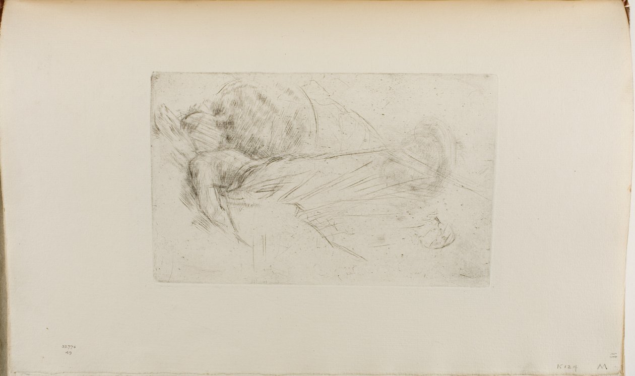 Garota Deitada de James Abbott McNeill Whistler