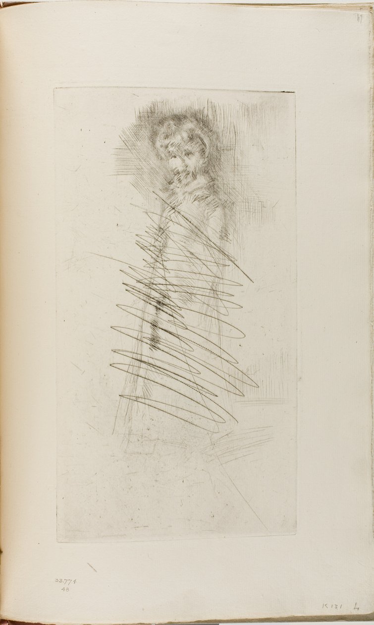 Garota em pé de James Abbott McNeill Whistler