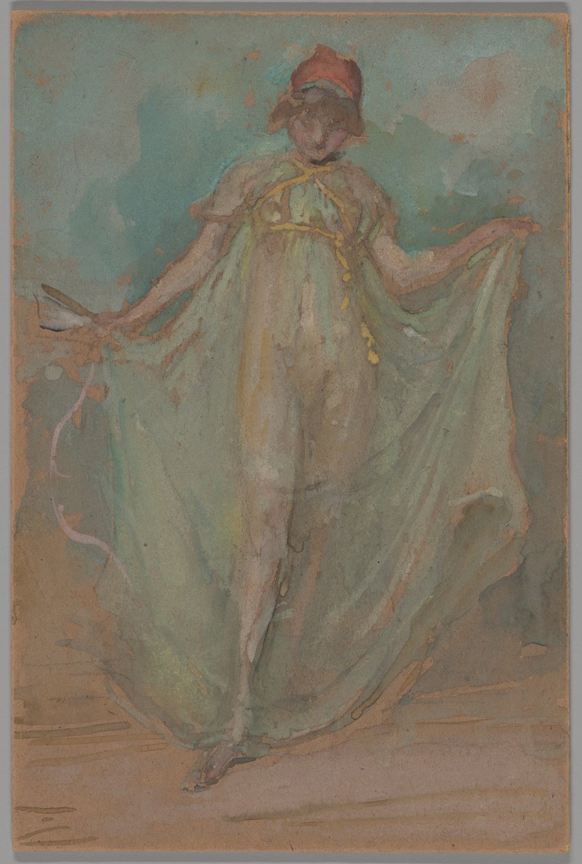 Verde e azul: O Dançarino de James McNeill Whistler