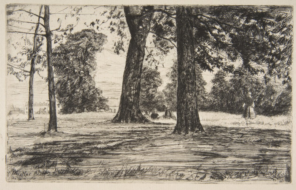 Greenwich Park de James McNeill Whistler