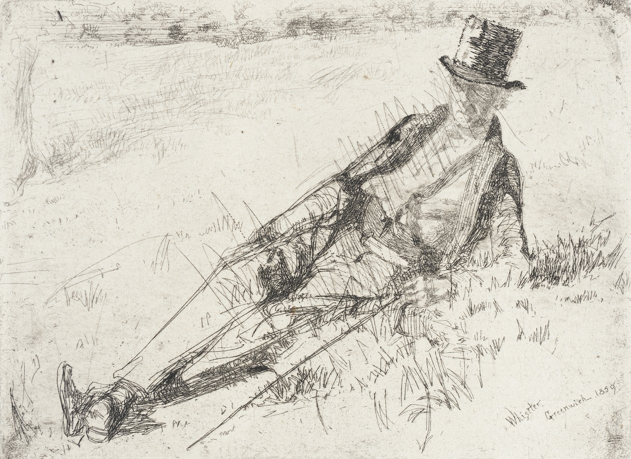 Pensionista de Greenwich de James McNeill Whistler