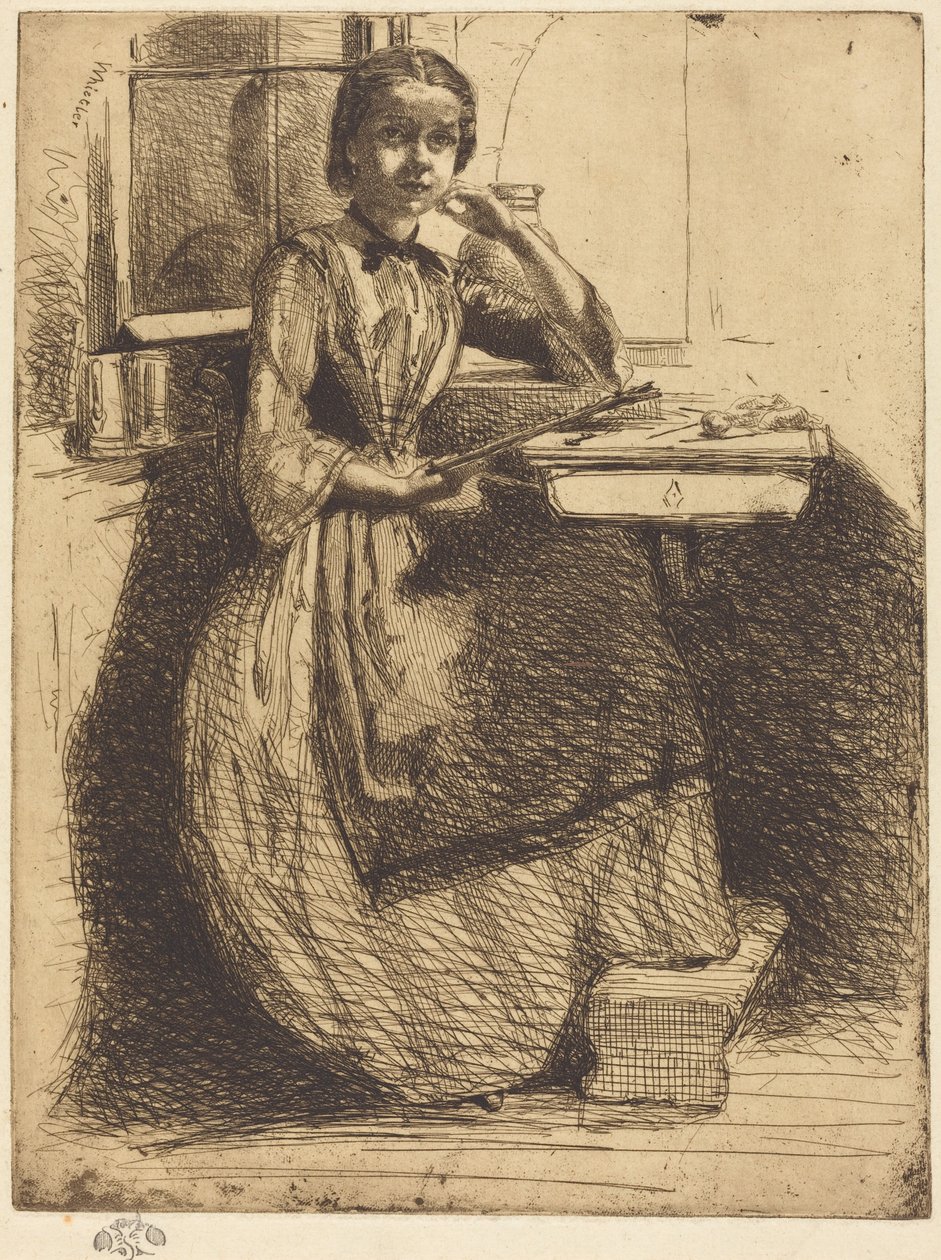 Gretchen em Heidelberg de James McNeill Whistler