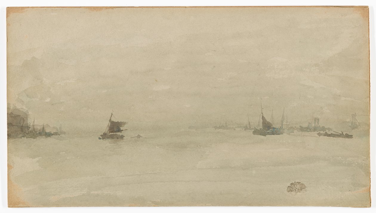 Cinza e Prata-Liverpool de James Abbott McNeill Whistler
