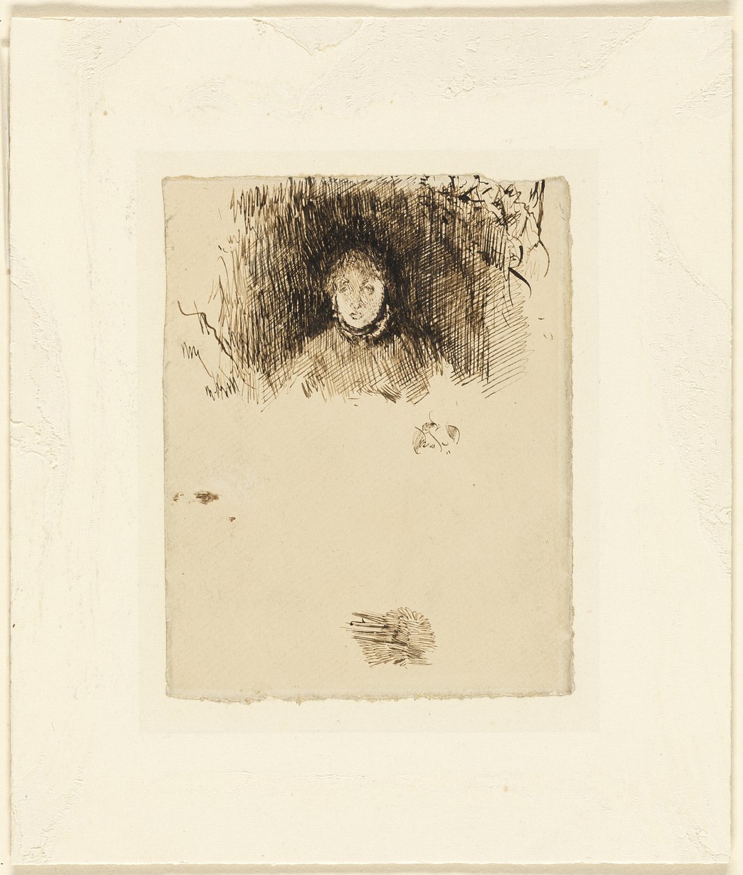 Cabeça de uma rapariga de James McNeill Whistler