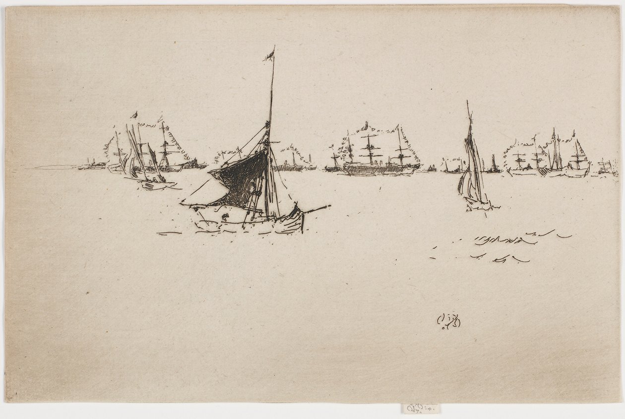 Frota de Sua Majestade: Noite de James Abbott McNeill Whistler