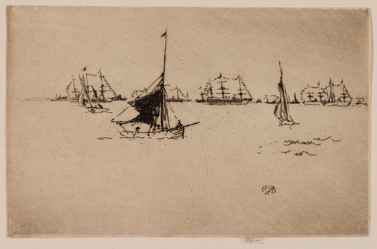 Frota de Sua Majestade: Noite de James McNeill Whistler