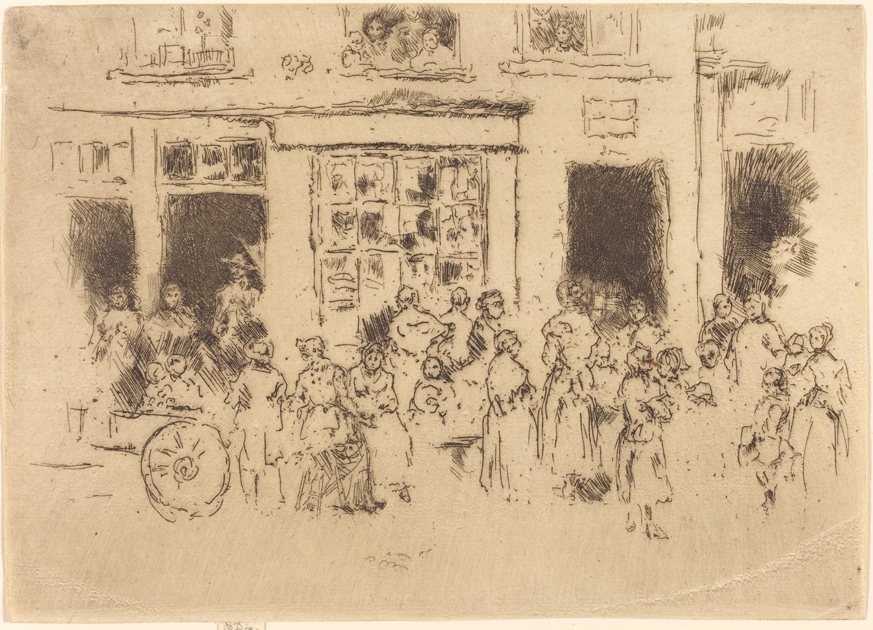 High Street, Bruxelas de James Abbott McNeill Whistler