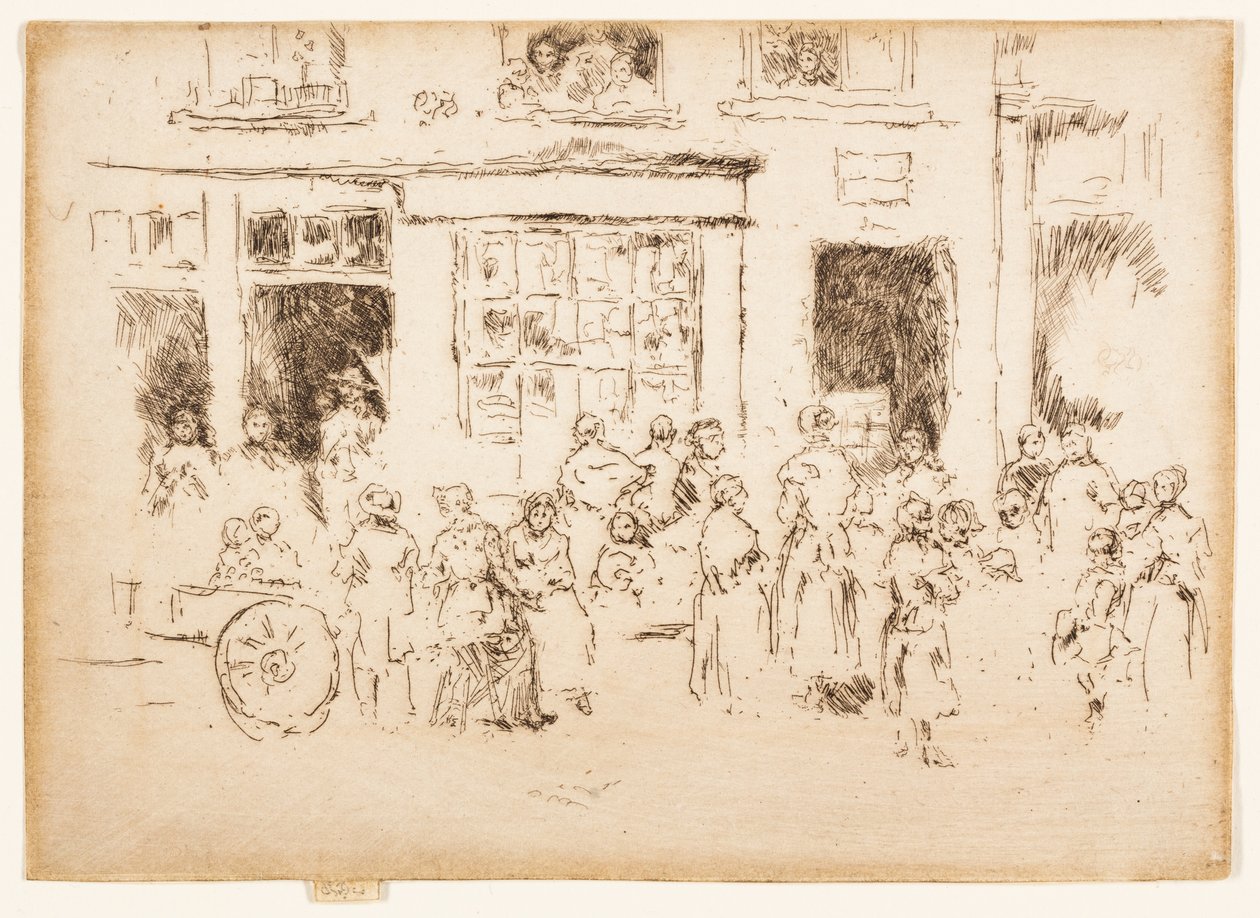 High Street, Bruxelas de James Abbott McNeill Whistler