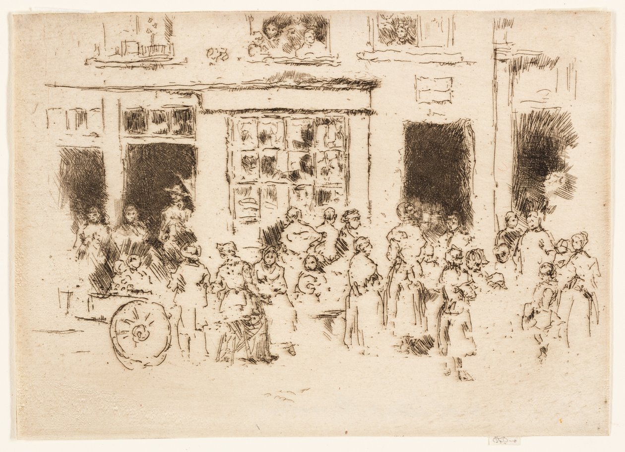 High Street, Bruxelas de James Abbott McNeill Whistler