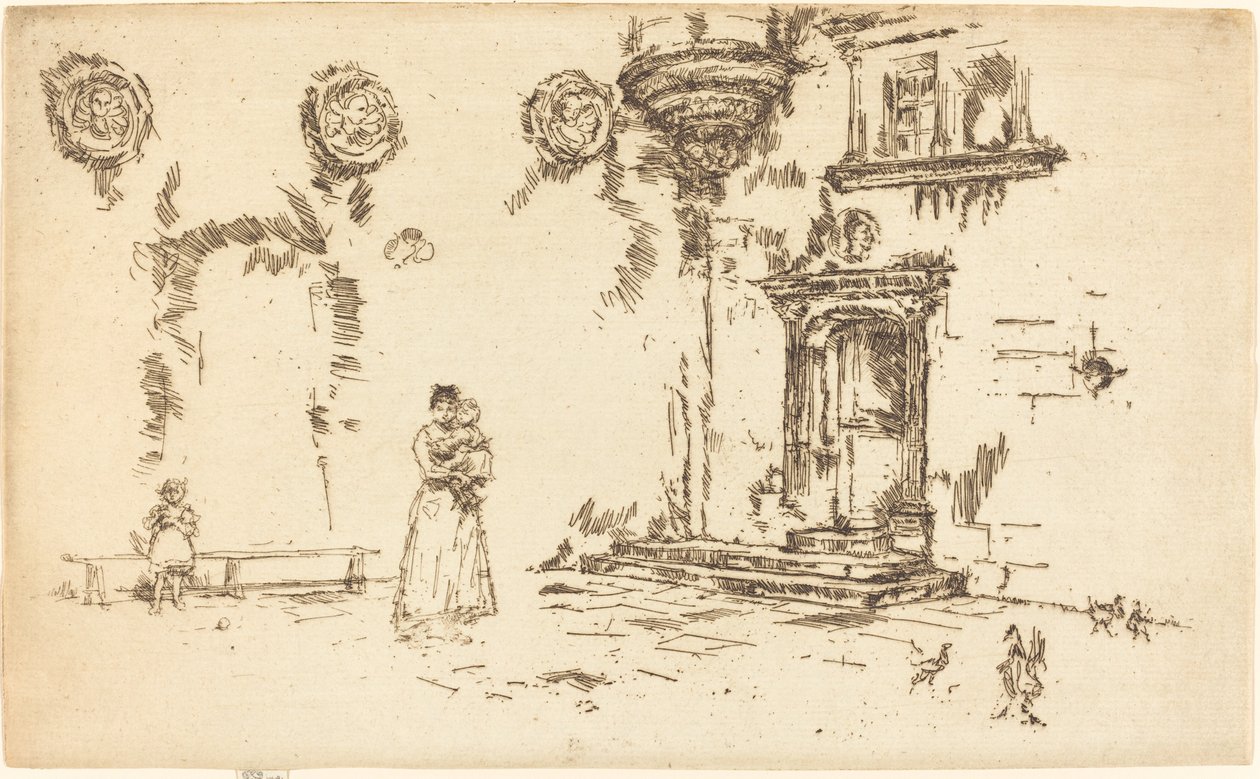 Hotel Lallement, Bourges de James Abbott McNeill Whistler