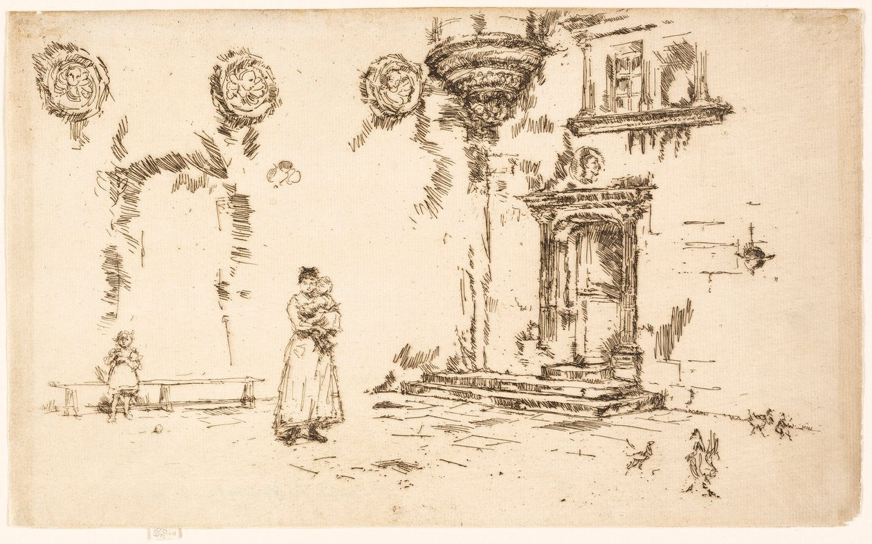 Hotel Lallemant, Bourges de James McNeill Whistler