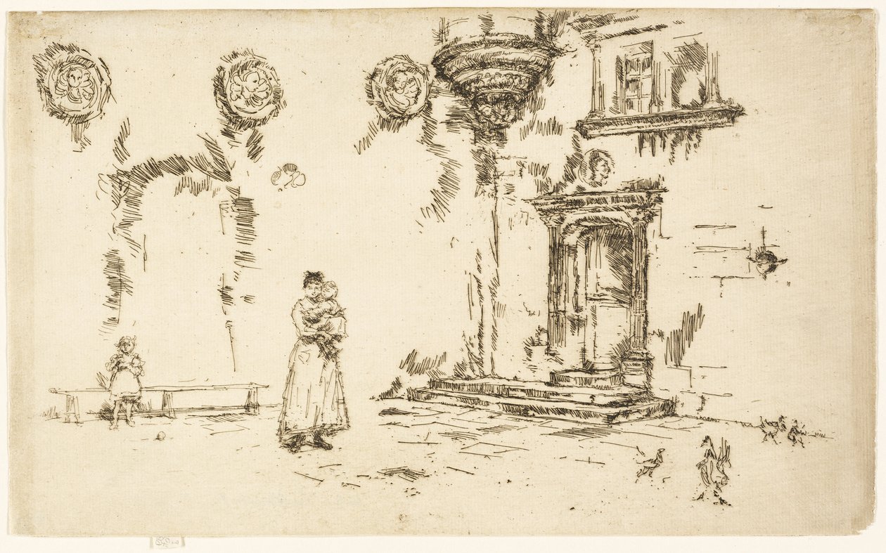 Hotel Lallemant, Bourges de James Abbott McNeill Whistler