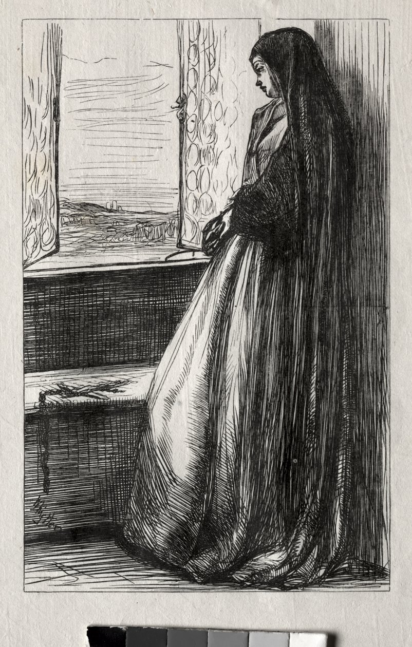 Ilustração para «O Conde Bruckhardt» na revista «Once a Week» de James McNeill Whistler