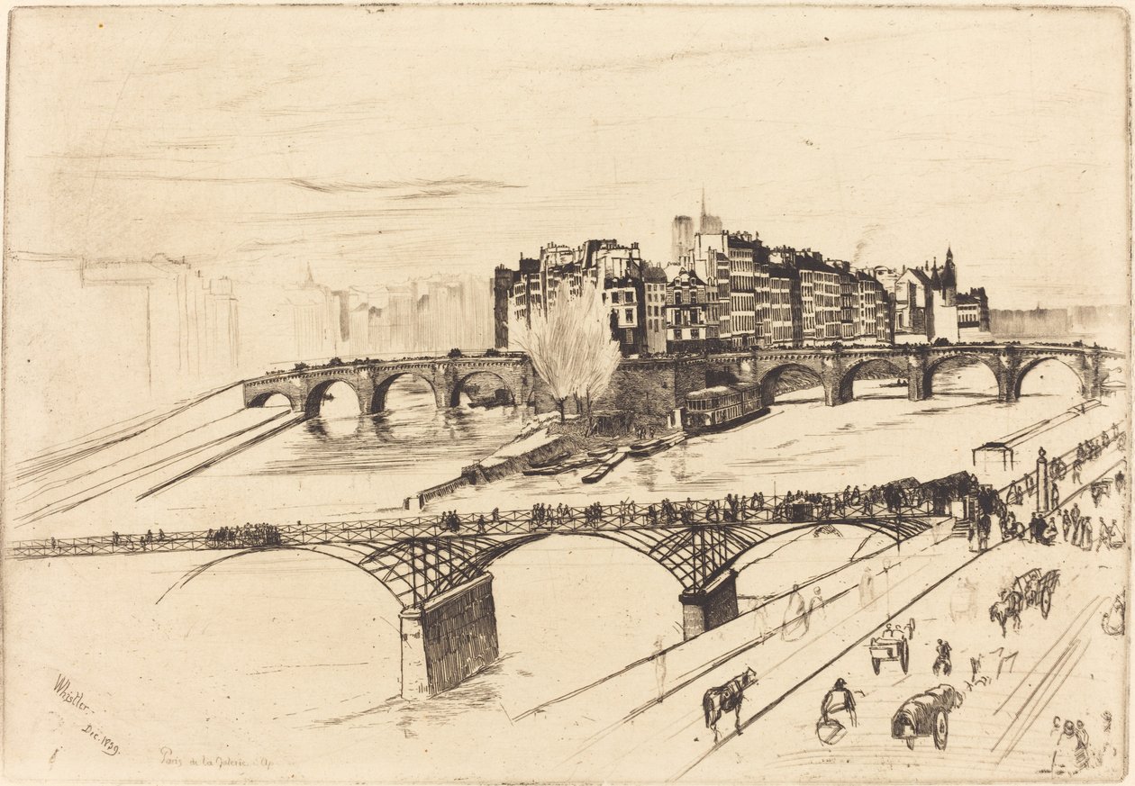 Ilha da Cidade, Paris de James Abbott McNeill Whistler