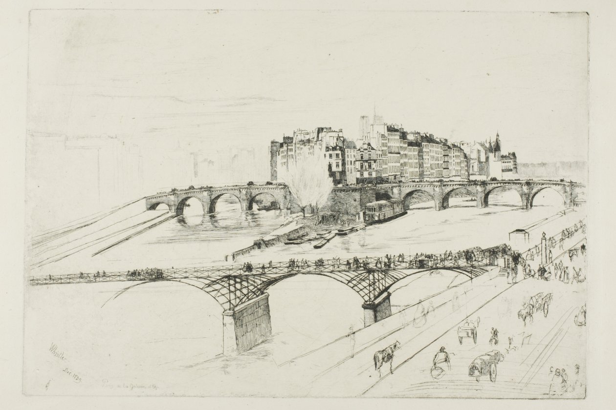 Ilha da Cidade, Paris de James Abbott McNeill Whistler