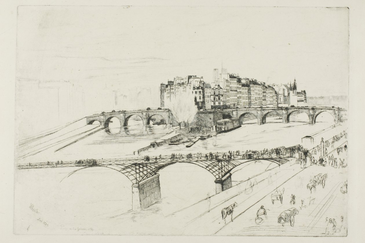 Ilha da Cidade, Paris de James McNeill Whistler