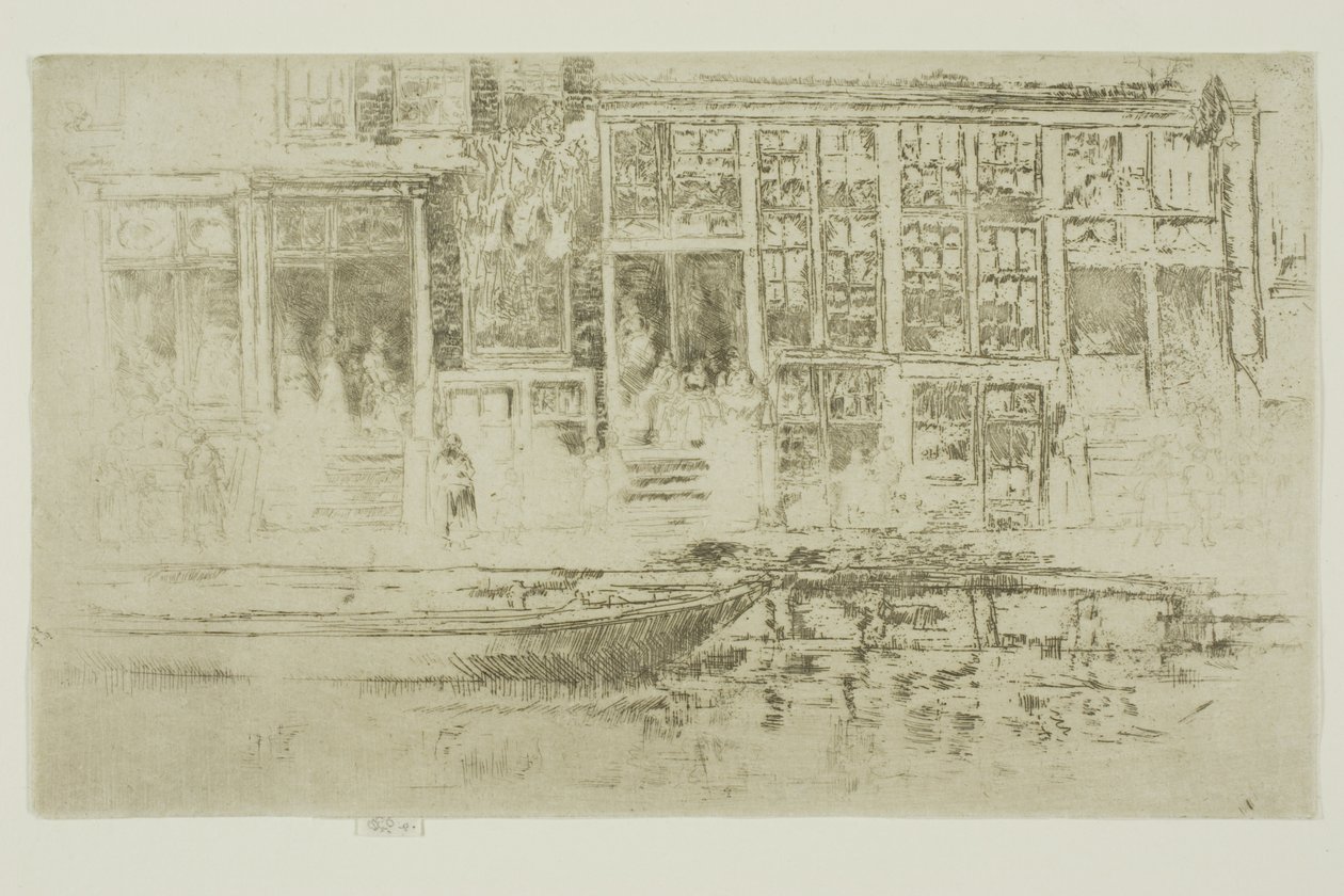 Bairro dos Judeus, Amesterdão de James McNeill Whistler
