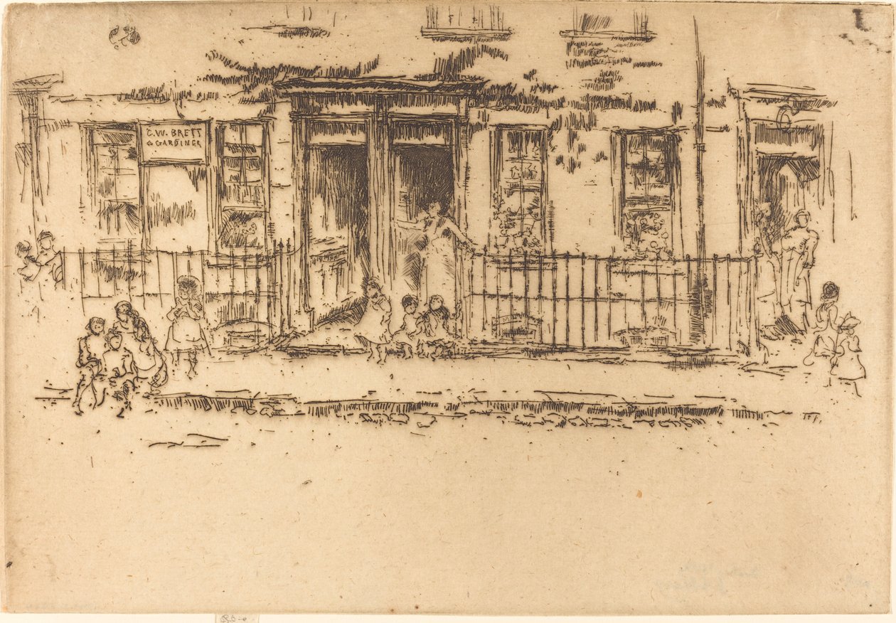 Caminhada da Justiça - Chelsea de James Abbott McNeill Whistler
