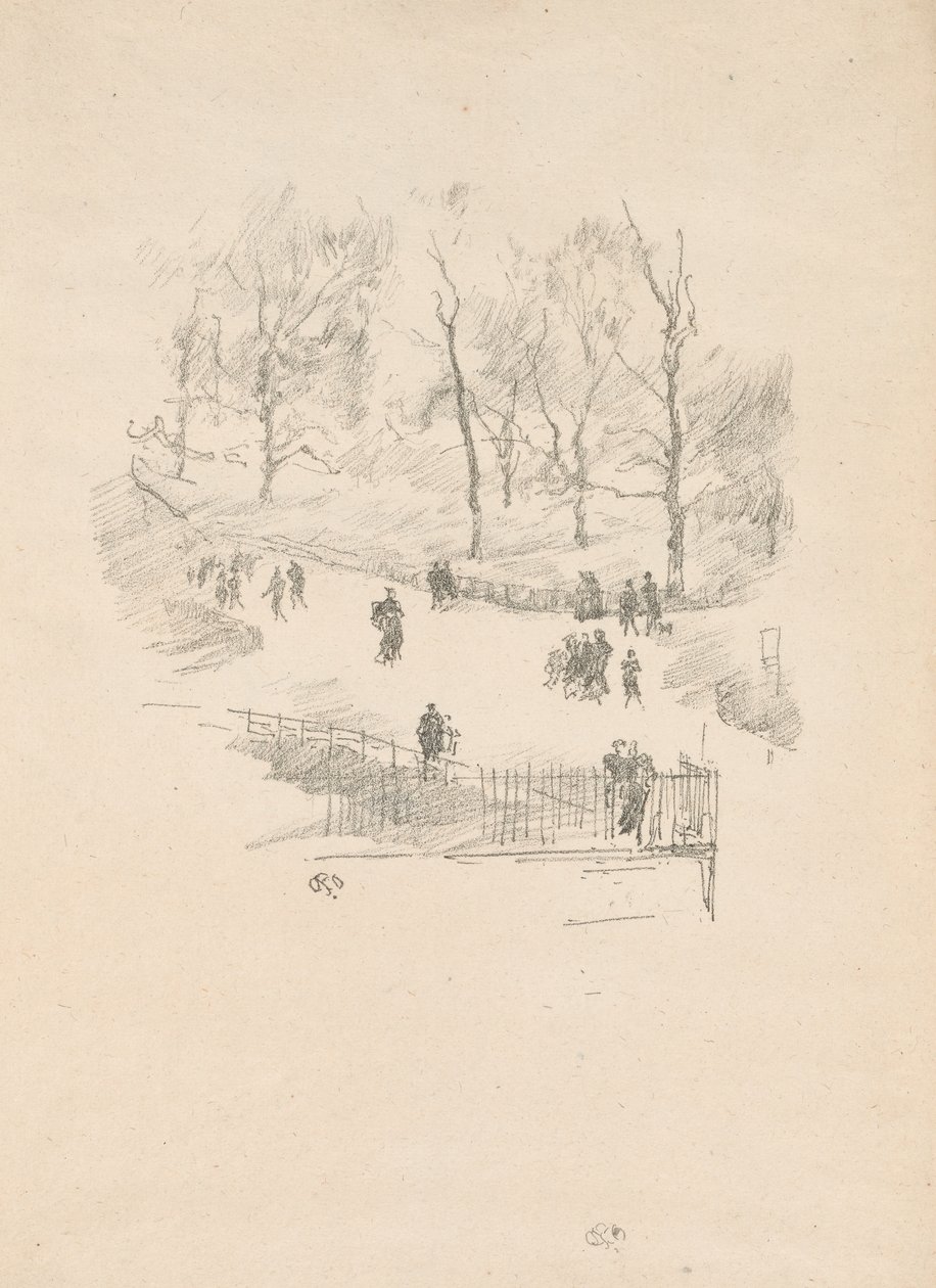 jardins Kensington de James Abbott McNeill Whistler