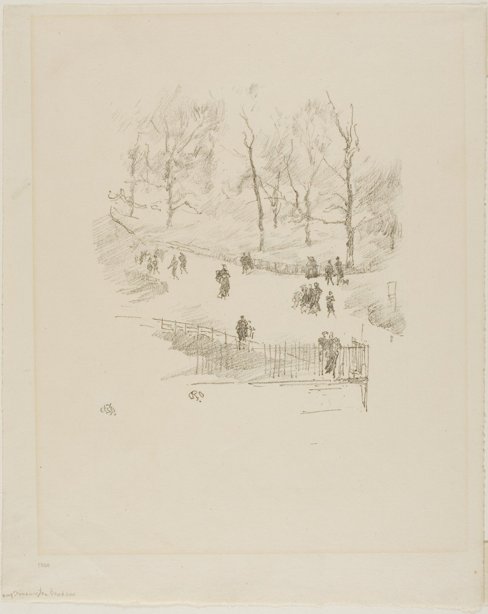 jardins Kensington de James Abbott McNeill Whistler