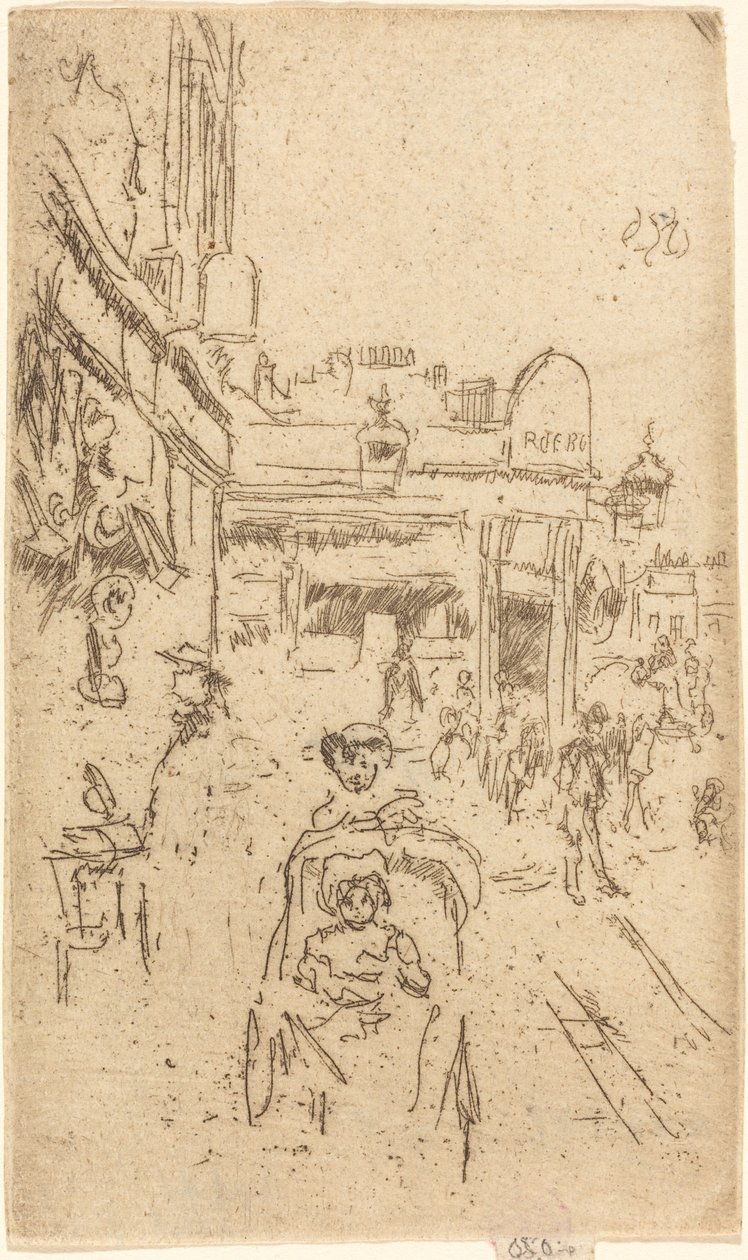Estrada do Rei, Chelsea de James Abbott McNeill Whistler
