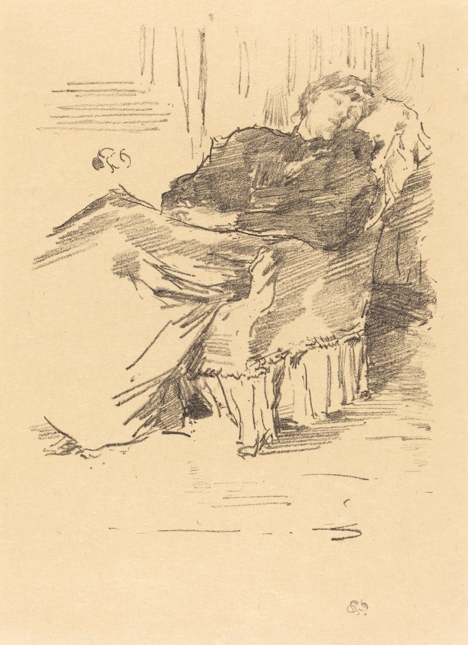 La Belle Dame endormie de James Abbott McNeill Whistler