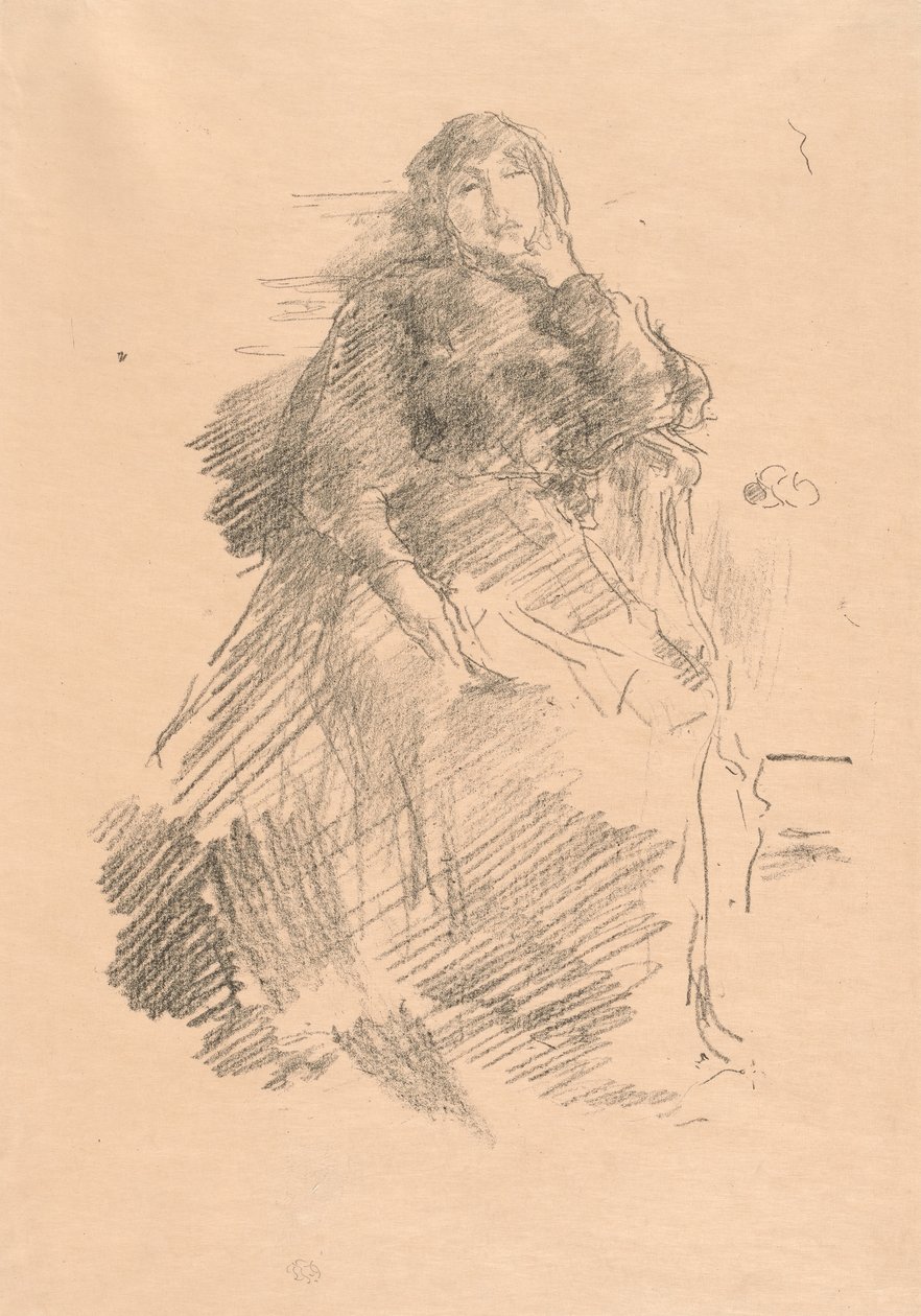 A bela senhora preguiçosa de James Abbott McNeill Whistler
