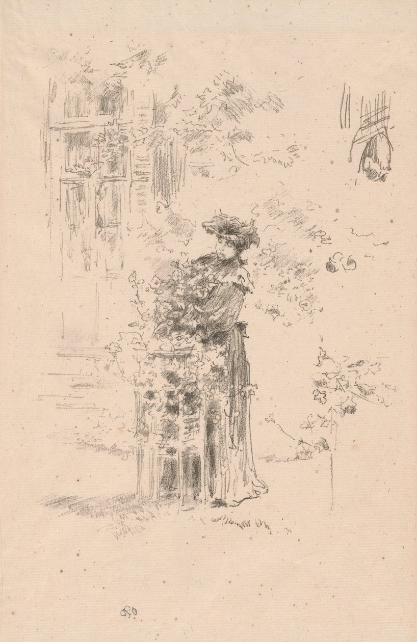 O belo jardineiro de James Abbott McNeill Whistler