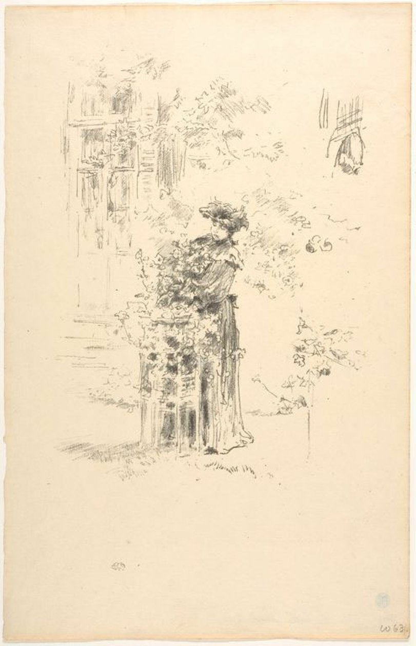 O belo jardineiro de James Abbott McNeill Whistler
