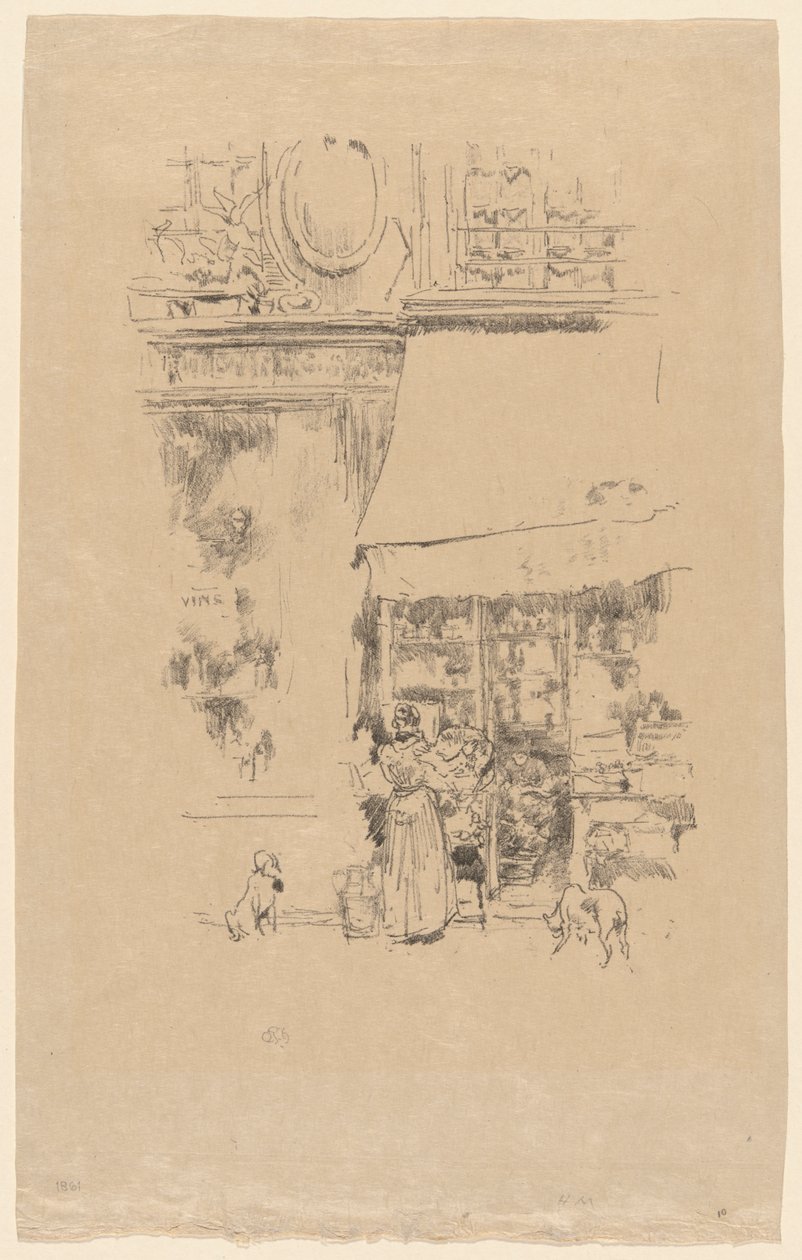 O Fruitière da rue de Grenelle de James McNeill Whistler