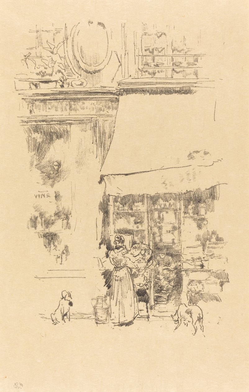 O Fruitière da rue de Grenelle de James Abbott McNeill Whistler