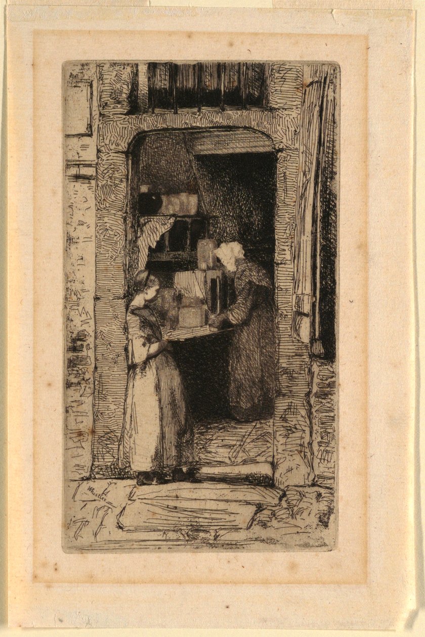 O vendedor de mostarda de James Abbott McNeill Whistler