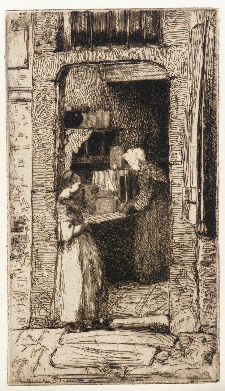 O vendedor de mostarda de James Abbott McNeill Whistler