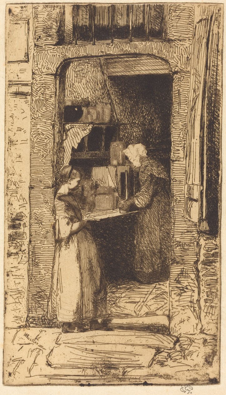 A Vendedora de Mostarda de James McNeill Whistler