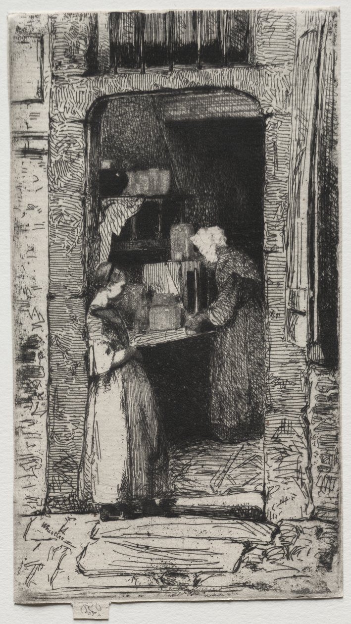 A Vendedora de Moutards de James McNeill Whistler