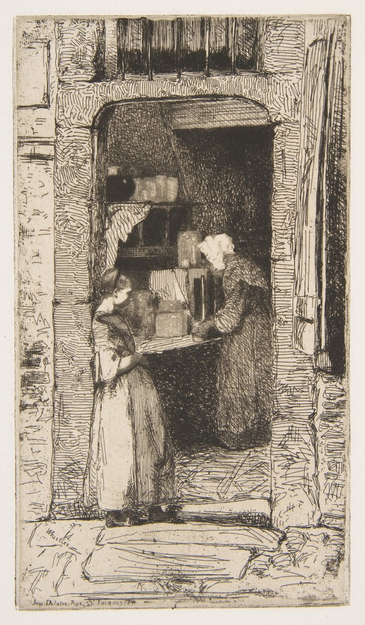 A Vendedora de mostarda de James McNeill Whistler
