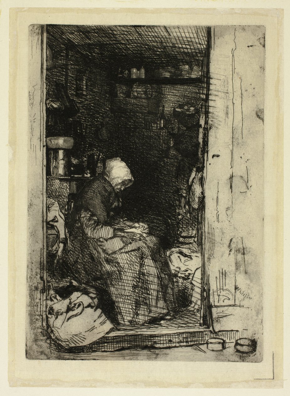 La Vieille aux Loques (A Velha com Trapos) de James Abbott McNeill Whistler